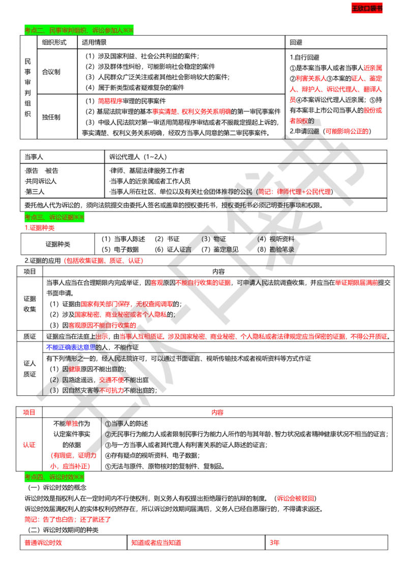 打印版（9月9日）一建-法规-王欣-临考点睛_2026年一建法规_2025年一建法规SVIP_04-冲刺串讲✿考点强化✿小灶集训_54-法规《临考点睛班》王欣KL_讲义