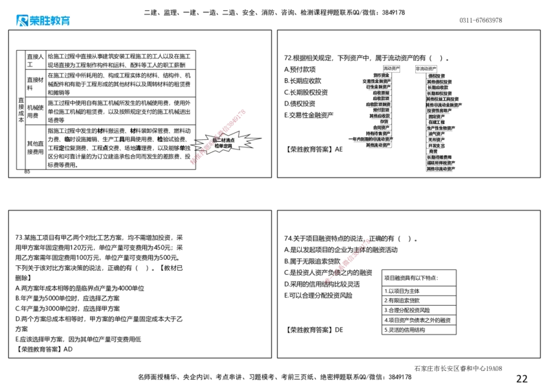 2019年一建经济真题解析讲义.（可打印版）_2026年一级建造师_2026年一建经济_2025年一建经济SVIP_03-习题精析✿实战特训✿模考通关_50-经济《历年真题班》李初夏RS_讲义