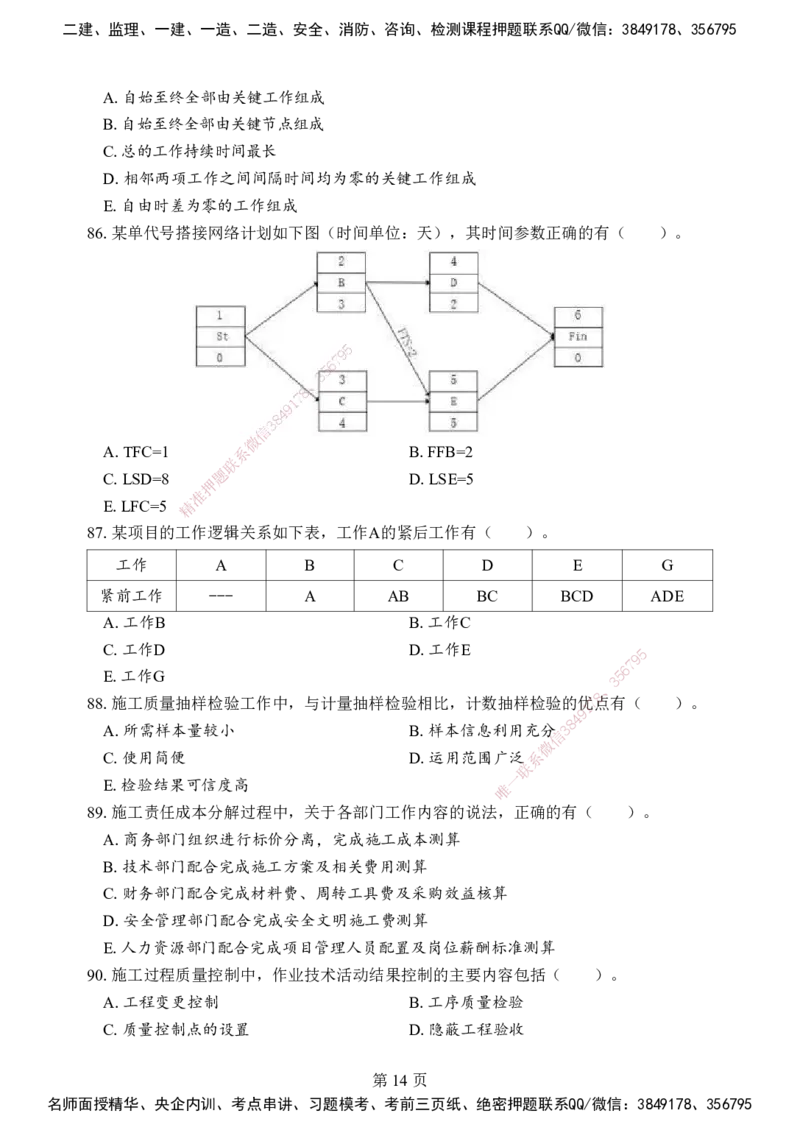 管理-考前模拟卷（B）_2026年一级建造师_2026年一建管理_2025年一建管理SVIP_05-考前密训✿央企特训✿机构普押_03-管理《考前模拟AB卷》DL