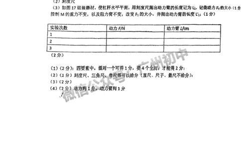 2025广东广雅中学中考二模物理试题（参考答案）_广州九上月考+期中+期末+一模二模+中考真题_2025中考二模