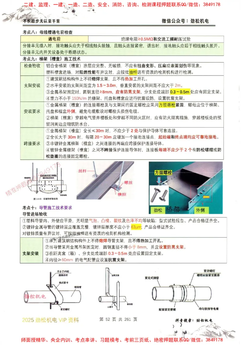 机电实务图文一本通264_1_2026年一级建造师_2026年一建机电_2025年一建机电SVIP_01-精华文档✿电子教材✿历年真题_43-机电《劲松五件套》神秘人推荐