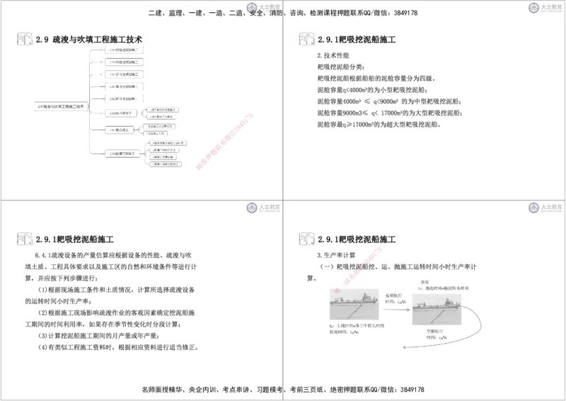 第2章6-10节-航道工程黑白每页4个_2026年一级建造师_2026年一建港航_2025年一建港航SVIP_04-冲刺串讲✿考点强化✿小灶集训_17-港航《冲刺串讲班》皮丹丹DL_讲义