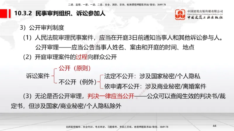 A26节：10.3民事诉讼制度（2.17）_2026年一建法规_2025年一建法规SVIP_02-基础精讲✿高端面授✿深度强化_06-法规《两轮基础直播》王文静JGS_讲义