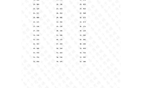 60以内X1位第21~40篇答案_小学数学口算竖式脱式计算应用题一二三四五六年级上下册电_小学数学口算题库电子版（1-6）_小学数学口算三年级_口算题适合3年级