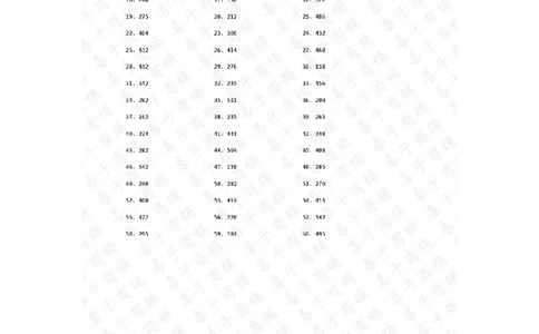 60以内X1位第21~40篇答案_小学数学口算竖式脱式计算应用题一二三四五六年级上下册电_小学数学口算题库电子版（1-6）_小学数学口算三年级_口算题适合3年级