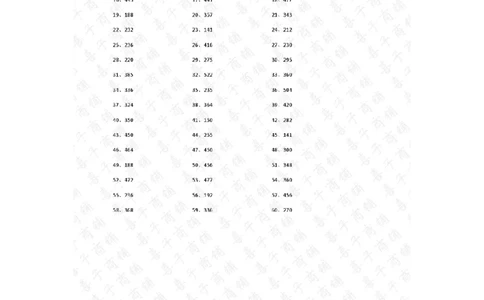 60以内X1位第21~40篇答案_小学数学口算竖式脱式计算应用题一二三四五六年级上下册电_小学数学口算题库电子版（1-6）_小学数学口算三年级_口算题适合3年级