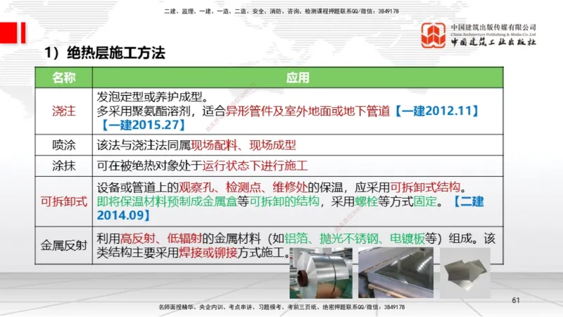 B22节：4.5防腐蚀工程施工技术、4.6绝热工程施工技术（06.19）_2026年一级建造师_2026年一建机电_2025年一建机电SVIP_02-基础精讲✿高端面授✿深度强化_讲义