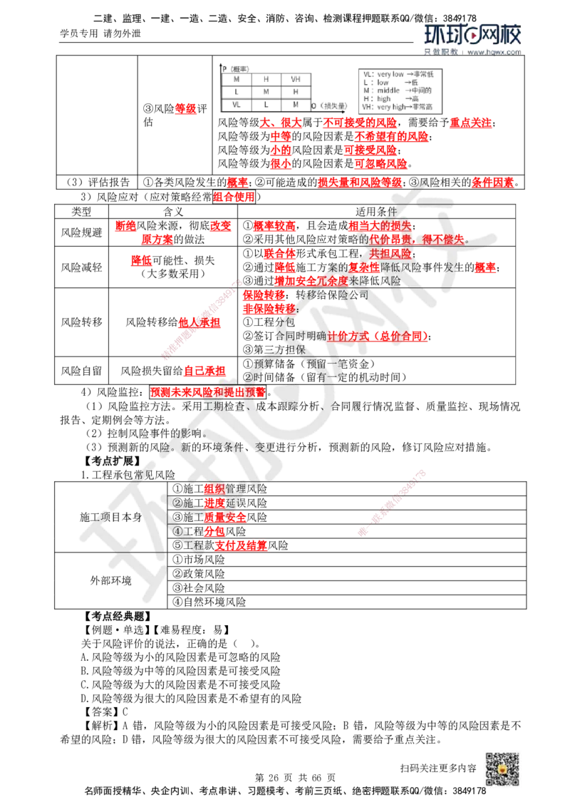 HQ-管理-精选考点_2026年一级建造师_2026年一建管理_2025年一建管理SVIP_01-精华文档✿电子教材✿历年真题_29-管理《精选考点》HQ