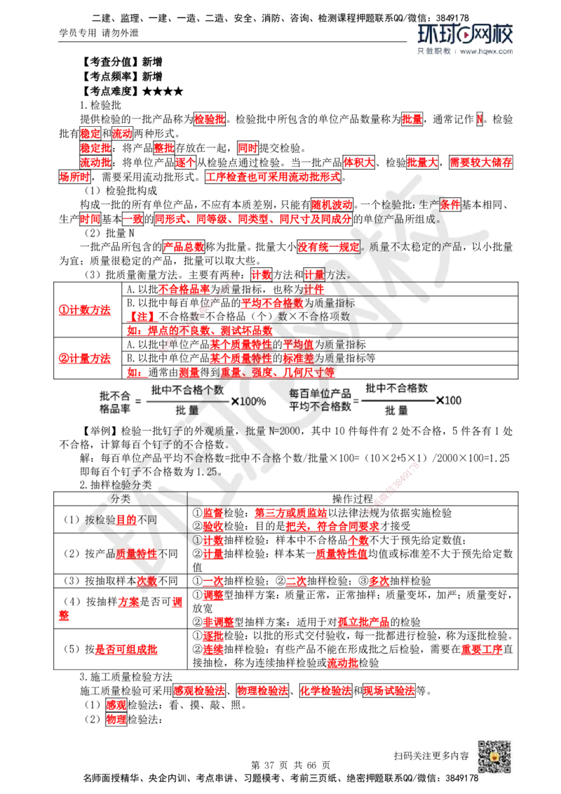 HQ-管理-精选考点_2026年一级建造师_2026年一建管理_2025年一建管理SVIP_01-精华文档✿电子教材✿历年真题_29-管理《精选考点》HQ