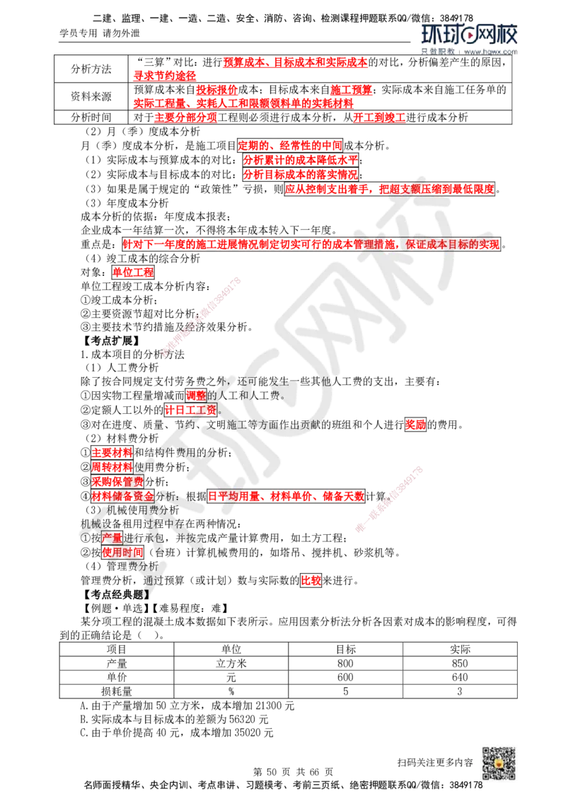 HQ-管理-精选考点_2026年一级建造师_2026年一建管理_2025年一建管理SVIP_01-精华文档✿电子教材✿历年真题_29-管理《精选考点》HQ