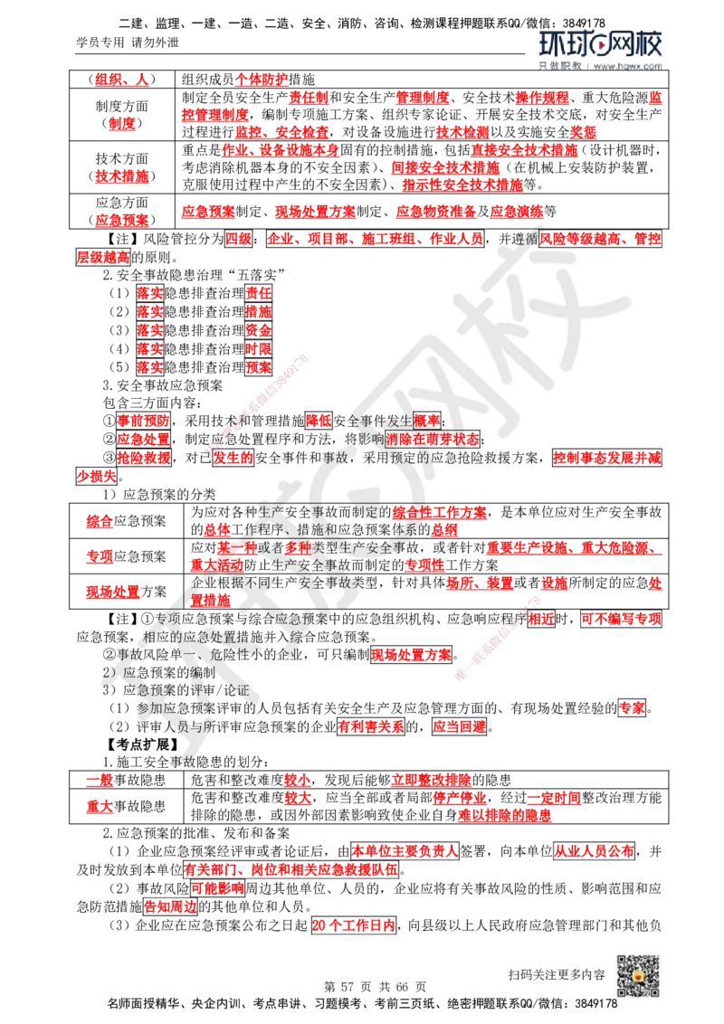 HQ-管理-精选考点_2026年一级建造师_2026年一建管理_2025年一建管理SVIP_01-精华文档✿电子教材✿历年真题_29-管理《精选考点》HQ