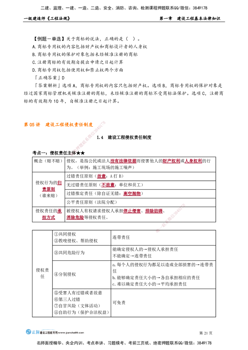 第一章　建设工程基本法律知识_2026年一建法规_2025年一建法规SVIP_02-基础精讲✿高端面授✿深度强化_05-法规《基础精讲班》张小强JG_讲义