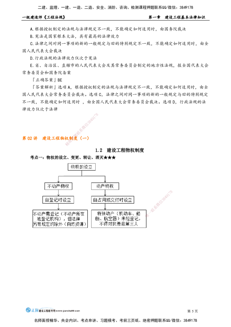 第一章　建设工程基本法律知识_2026年一建法规_2025年一建法规SVIP_02-基础精讲✿高端面授✿深度强化_05-法规《基础精讲班》张小强JG_讲义