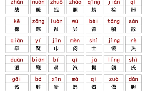 5.20一年级下册语文期末复习考点过关练习_纯图版__一年级上下册资料_小学一年级学习资料-25年更新版_1-02、小学一年级语文下册_3-6-2-2、练习题、作业、专项、试卷_部编（人教）版