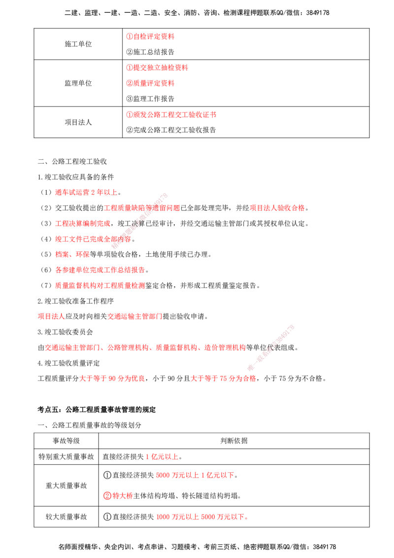 打印版（8.30-8.31）-一建公路-李昌春-考前集训_2026年一级建造师_2026年一建公路_2025年一建公路SVIP_04-冲刺串讲✿考点强化✿小灶集训_50-公路《考前集训班》李昌春CSW_讲义