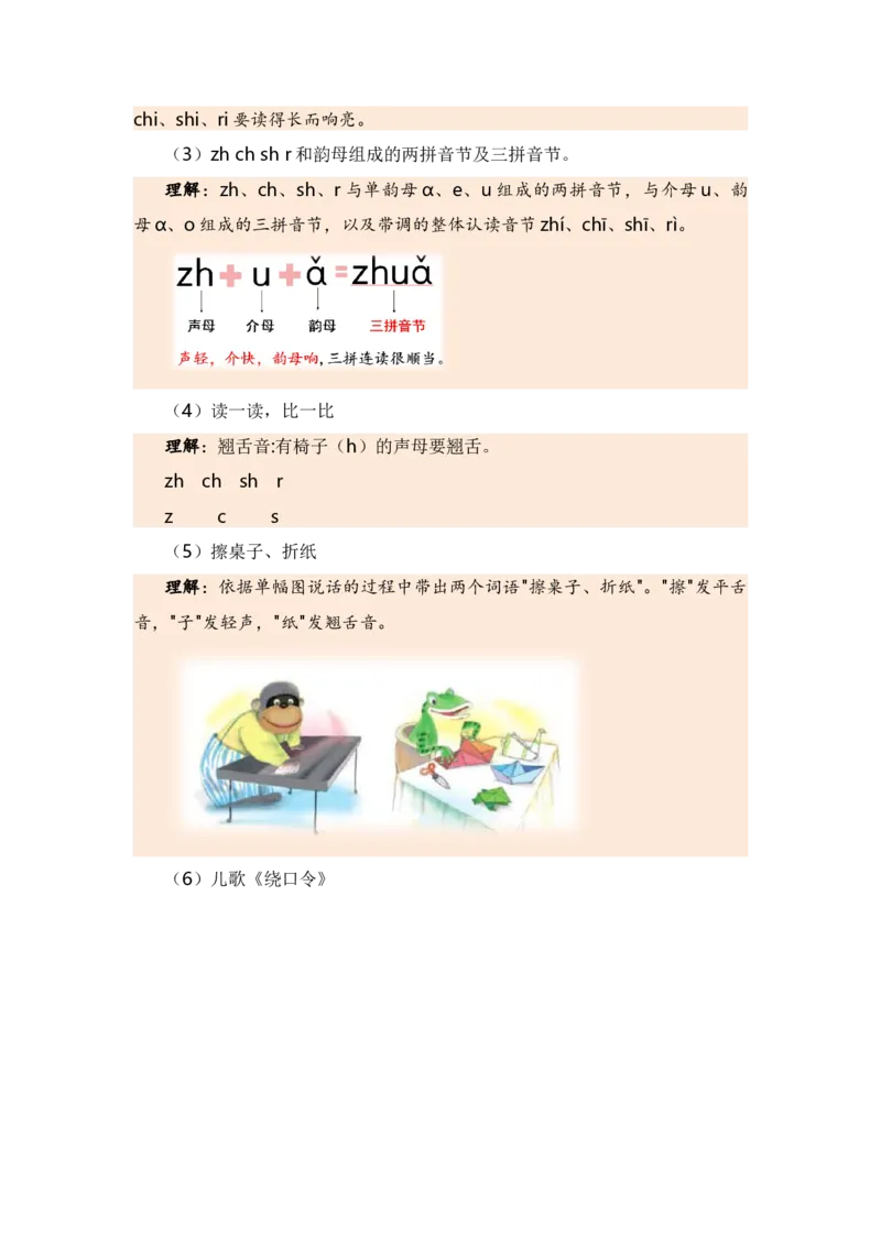 第二单元（知识清单）（统编版）_一年级语文上册（统编版）_单元知识复习专项_2024版
