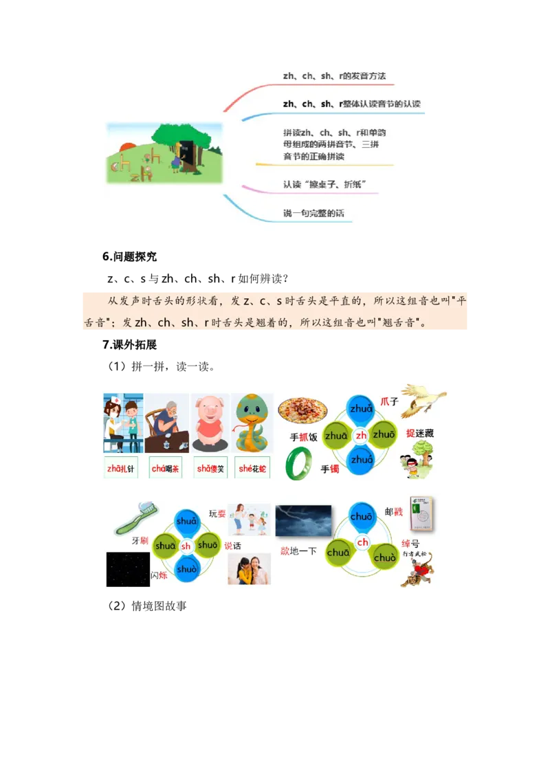 第二单元（知识清单）（统编版）_一年级语文上册（统编版）_单元知识复习专项_2024版