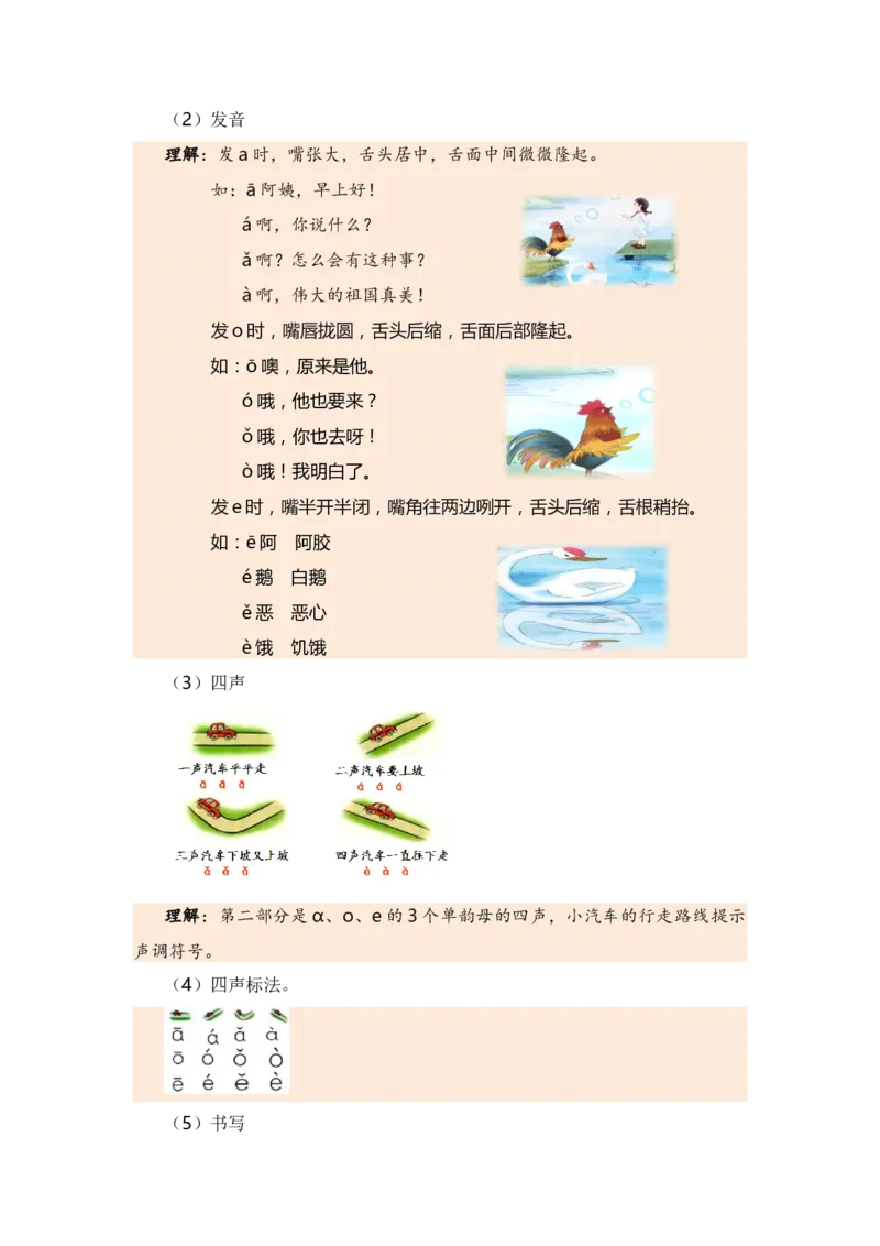 第二单元（知识清单）（统编版）_一年级语文上册（统编版）_单元知识复习专项_2024版