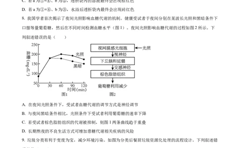 2023年高考生物试卷（重庆）（空白卷）_生物历年高考真题_新&middot;Word版2008-2025&middot;高考生物真题_生物（按年份分类）2008-2025_2023&middot;高考生物真题