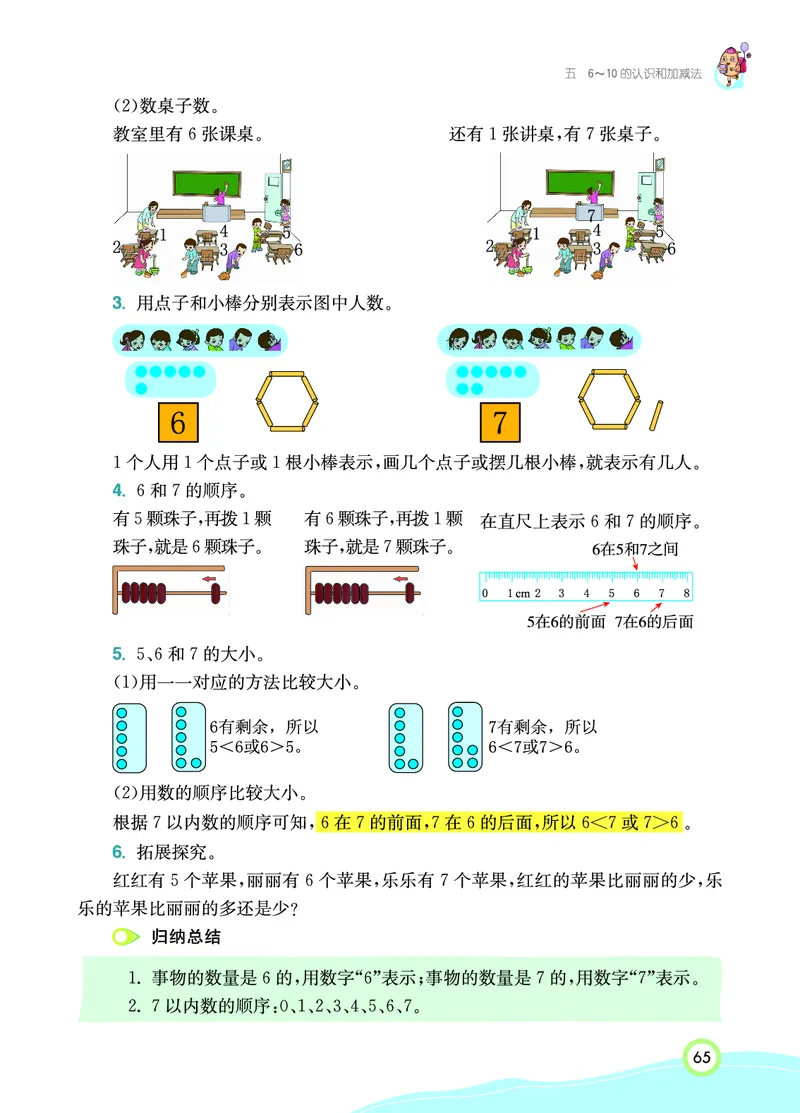 《七彩课堂》数学1年级上册（RJ）_一年级上下册资料_小学一年级学习资料-25年更新版_1-03、小学一年级数学上册_人教版_10、电子书籍