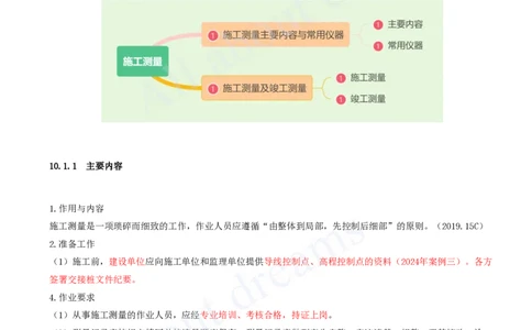 2025-92-第10章-施工测量_2026年一级建造师_2026年一建市政_2025年一建市政SVIP_02-基础精讲✿高端面授✿深度强化_10-市政《天一精讲班》潘旭、董雨佳KL_潘旭_讲义