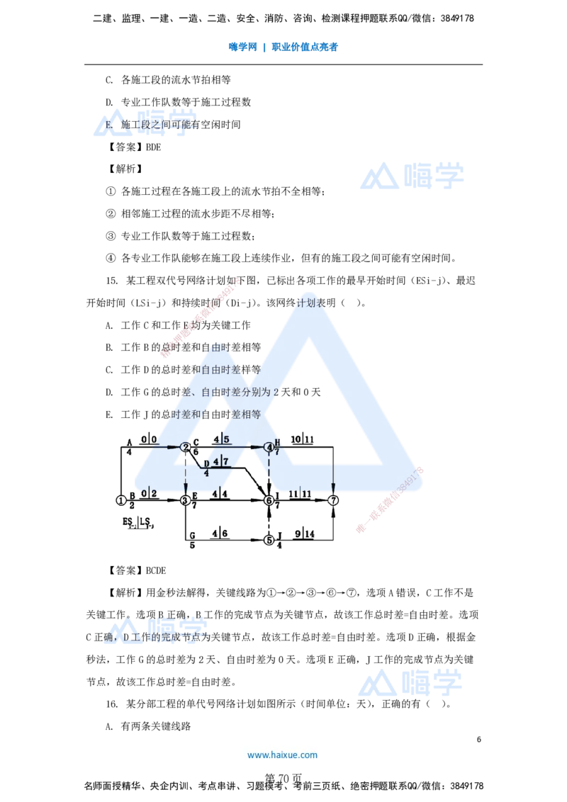 名师仿真带练&mdash;&mdash;讲义合集_2026年一级建造师_2026年一建管理_2025年一建管理SVIP_04-冲刺串讲✿考点强化✿小灶集训_41-管理《名师仿真带练》宿吉南HX_讲义