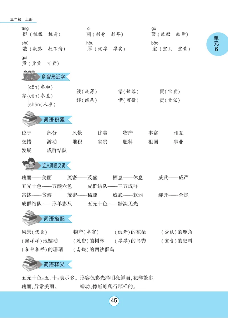 《优佳好》课本知识完全手册-23秋语文3年级上册（RJ）_三年级上下册资料_小学三年级学习资料-25年更新版_3-01、小学三年级语文上册_3-1-2、练习题、作业、试题、试卷_电子册类