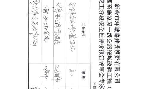 5、省道S221交工阶段安全评价评审意见_2021-2023年优秀施组方案_施工组织设计_施组11-新余环城路项目施工组织设计_交工验收记录_S221