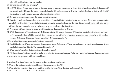 版本一六级模拟卷（2）听答案解析_大学英语四级+六级_六级真题_六级密押试卷_新六级模拟卷全10套_版本一六级模拟卷5套_版本一六级模拟卷（2）