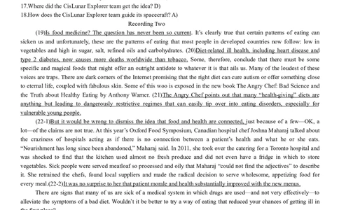 版本一六级模拟卷（2）听答案解析_大学英语四级+六级_六级真题_六级密押试卷_新六级模拟卷全10套_版本一六级模拟卷5套_版本一六级模拟卷（2）