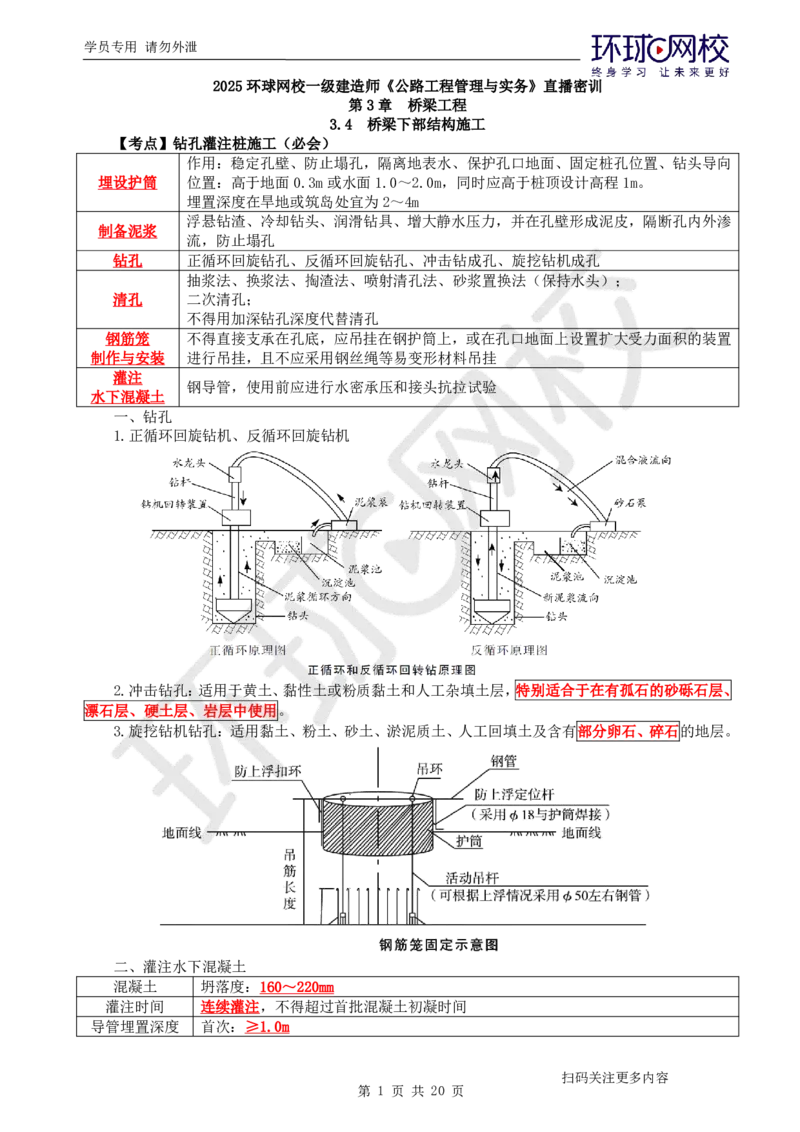 第3讲直播密训三_2026年一级建造师_2026年一建公路_2025年一建公路SVIP_04-冲刺串讲✿考点强化✿小灶集训_26-公路《直播密训班》吴然HQ