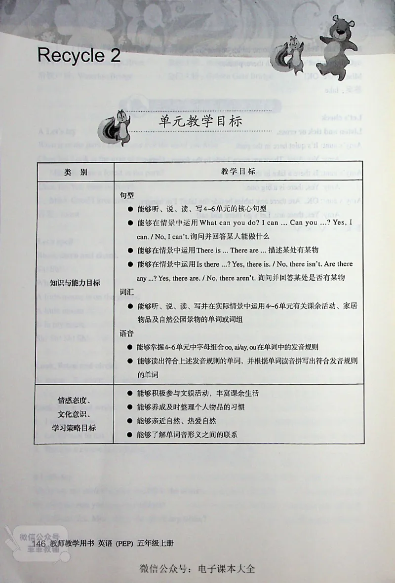 英语PEP5A教师教学用书_《教师教学用书（教参）》英语3-6年级上册（人教PEP）