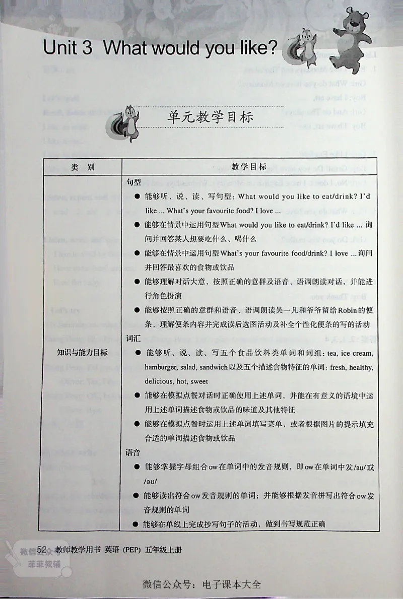 英语PEP5A教师教学用书_《教师教学用书（教参）》英语3-6年级上册（人教PEP）