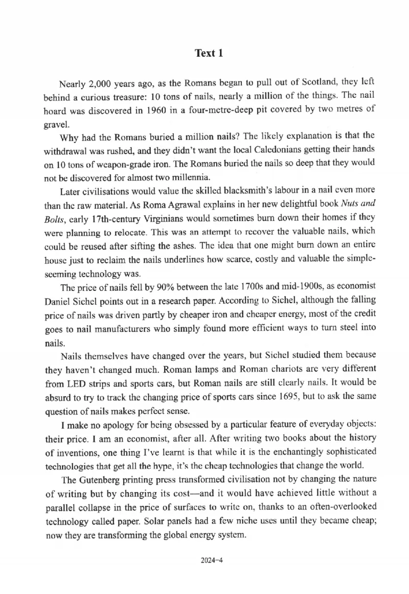 2024年考研英语一真题可复制搜索查词_考研英语真题_考研英语（一）历年真题_❤️2.2010-2024年考研英语一真题及解析_01、真题部分