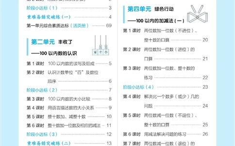 《典中点》23春数学1年级下册（54QD）_一年级上下册资料_小学一年级学习资料-25年更新版_1-04、小学一年级数学下册_1-4-2、练习题、作业、试题、试卷_青岛54版_电子册类