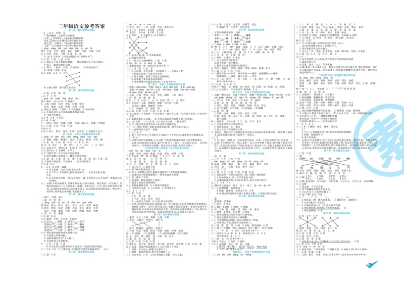 《做对题》周周练考卷-语文2年级下册（RJ）_二年级上下册资料_小学二年级学习资料-25年更新版_2-02、小学二年级语文下册_2-2-2、练习题、作业、试题、试卷_电子册类