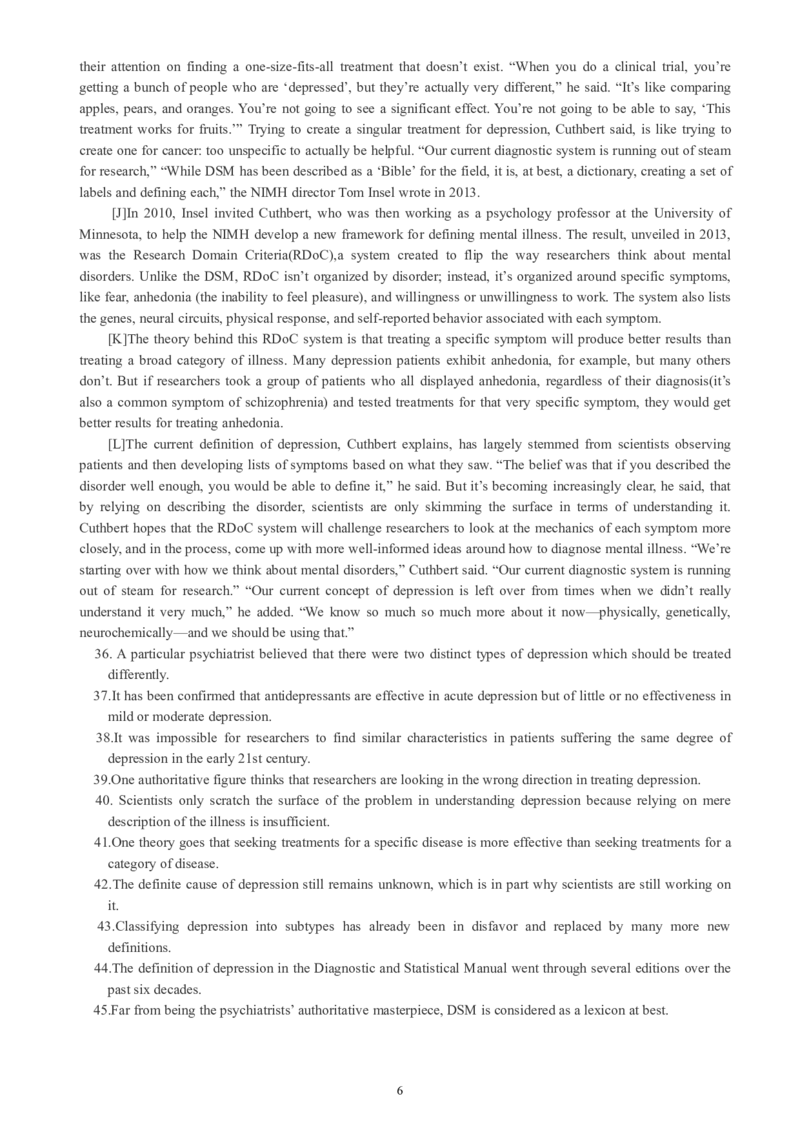 六级通关模拟卷第二套_大学英语四级+六级_六级真题_六级密押试卷_※3.六级预测模拟题_六级通关模拟卷（2）