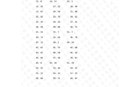 80以内混合加减第1~20篇答案_小学数学口算竖式脱式计算应用题一二三四五六年级上下册电_小学数学口算题库电子版（1-6）_小学数学口算一年级_口算题适合1年级(含答案）