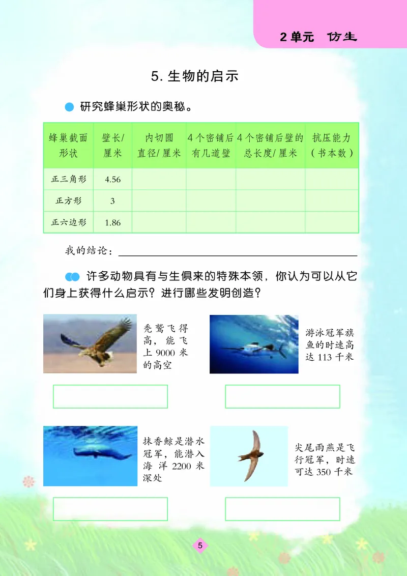 苏教版5年级科学下册活动手册_全部版本&bull;小学科学电子课本_苏教版小学科学电子课本