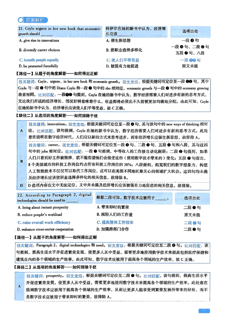 2024年考研英语二真题解析_考研英语真题_考研英语（二）历年真题_❤️2.2010-2024年考研英语二真题及解析_02、解析部分_详细版