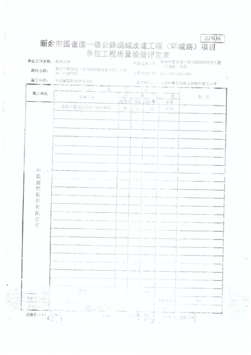 2、监理办审查意见_2021-2023年优秀施组方案_施工组织设计_施组11-新余环城路项目施工组织设计_交工验收记录_G533