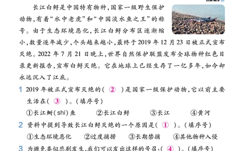 《一遍过》23秋语文2年级上册（RJ）阅读写话（答案回填）_二年级上下册资料_小学二年级学习资料-25年更新版_2-01、小学二年级语文上册_2-1-2、练习题、作业、试题、试卷_电子册类