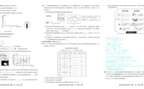 2026《中考物理45套》湖北答案_45套中招_2026《中考物理45套》湖北