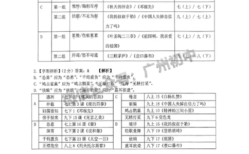 2025增城区中考二模语文试题（参考答案）_广州九上月考+期中+期末+一模二模+中考真题_2025中考二模