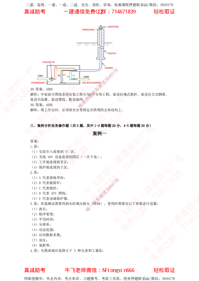 2021年一建通信真题-答案_2026年一级建造师_2026年一建通信_2025年一建通信SVIP_02-基础精讲✿高端面授✿深度强化_11-通信《直播精讲班》牛飞SMR推荐_真题空白试卷及视频解析
