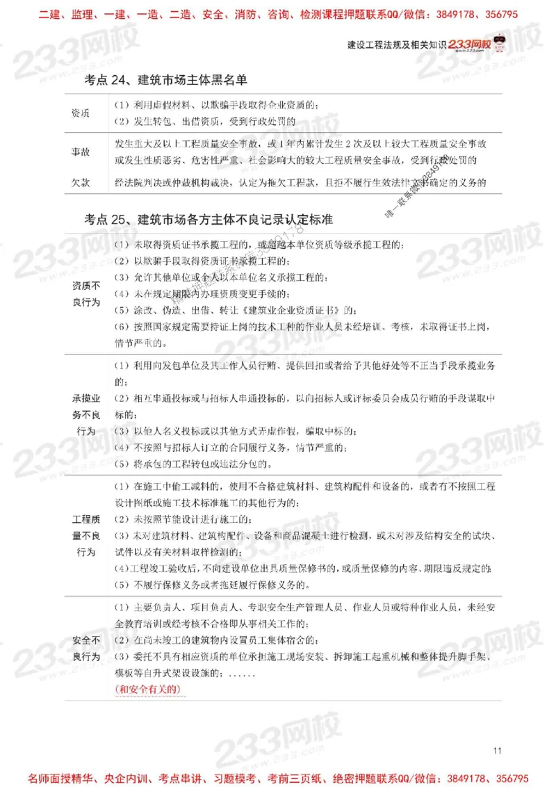 Removed_2025年一级建造师《工程法规》考前30页纸_1_2026年一建法规_2025年一建法规SVIP_05-考前密训✿央企特训✿机构普押_11-法规《考前必背30页纸》233
