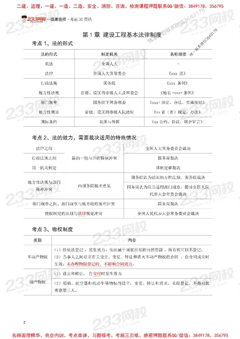 Removed_2025年一级建造师《工程法规》考前30页纸_1_2026年一建法规_2025年一建法规SVIP_05-考前密训✿央企特训✿机构普押_11-法规《考前必背30页纸》233