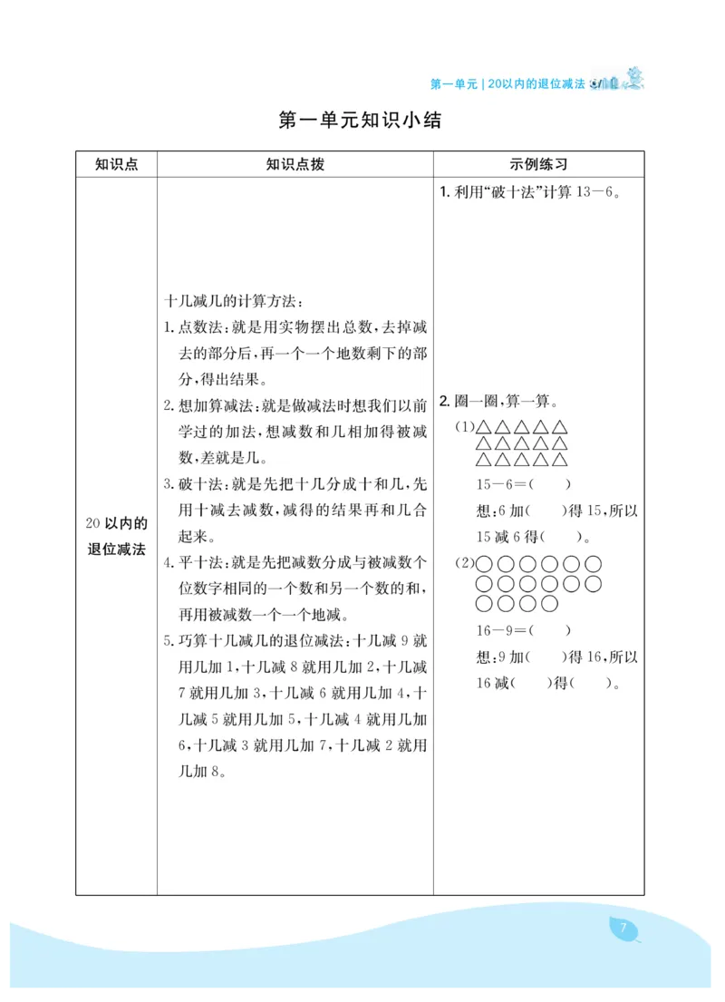 《7天学练考》数学1年级下册（SJ）_一年级上下册资料_小学一年级学习资料-25年更新版_1-04、小学一年级数学下册_1-4-2、练习题、作业、试题、试卷_苏教版_电子册类