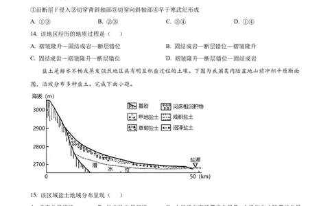 2023年高考地理试卷（浙江）（1月）（空白卷）_地理历年高考真题_新&middot;Word版2008-2025&middot;高考地理真题_地理（按试卷类型分类）2008-2025_自主命题卷&middot;地理（2008-2025）