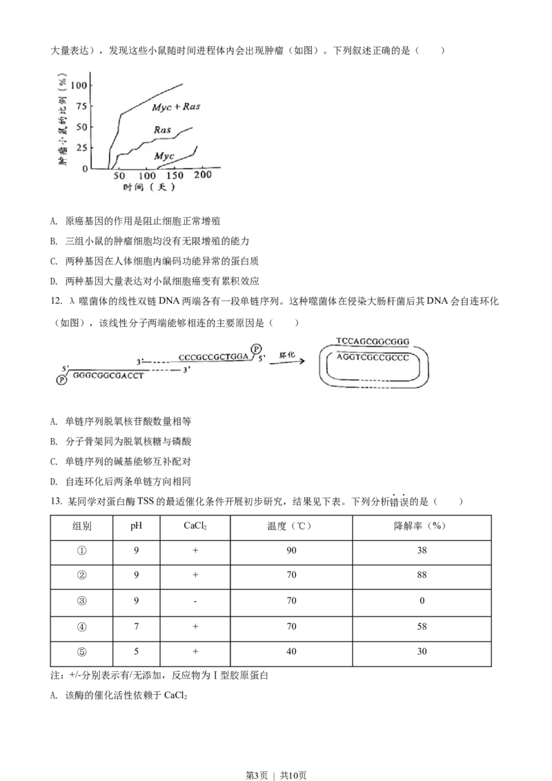 2022年高考生物试卷（广东）（空白卷）_生物历年高考真题_新&middot;Word版2008-2025&middot;高考生物真题_生物（按年份分类）2008-2025_2022&middot;高考生物真题